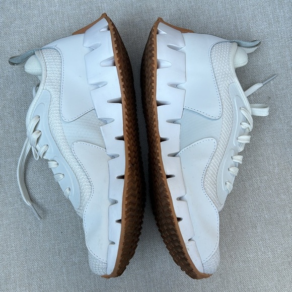 Reebok Ortholite Zig Dynamica Sneaker-Sz 8-Chalk/White Combo-Gum Soles - Picture 9 of 15